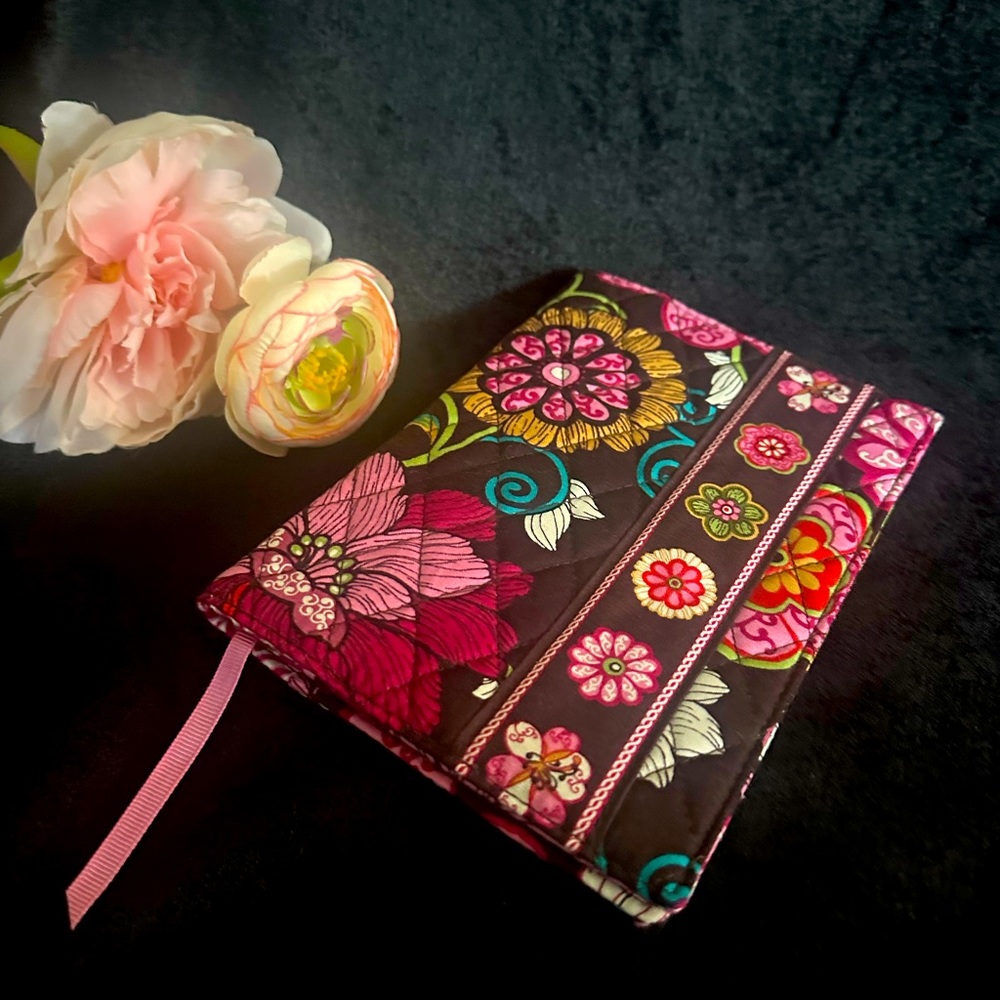 Vera Bradley Quilted Floral Book Cover “Retired Print”